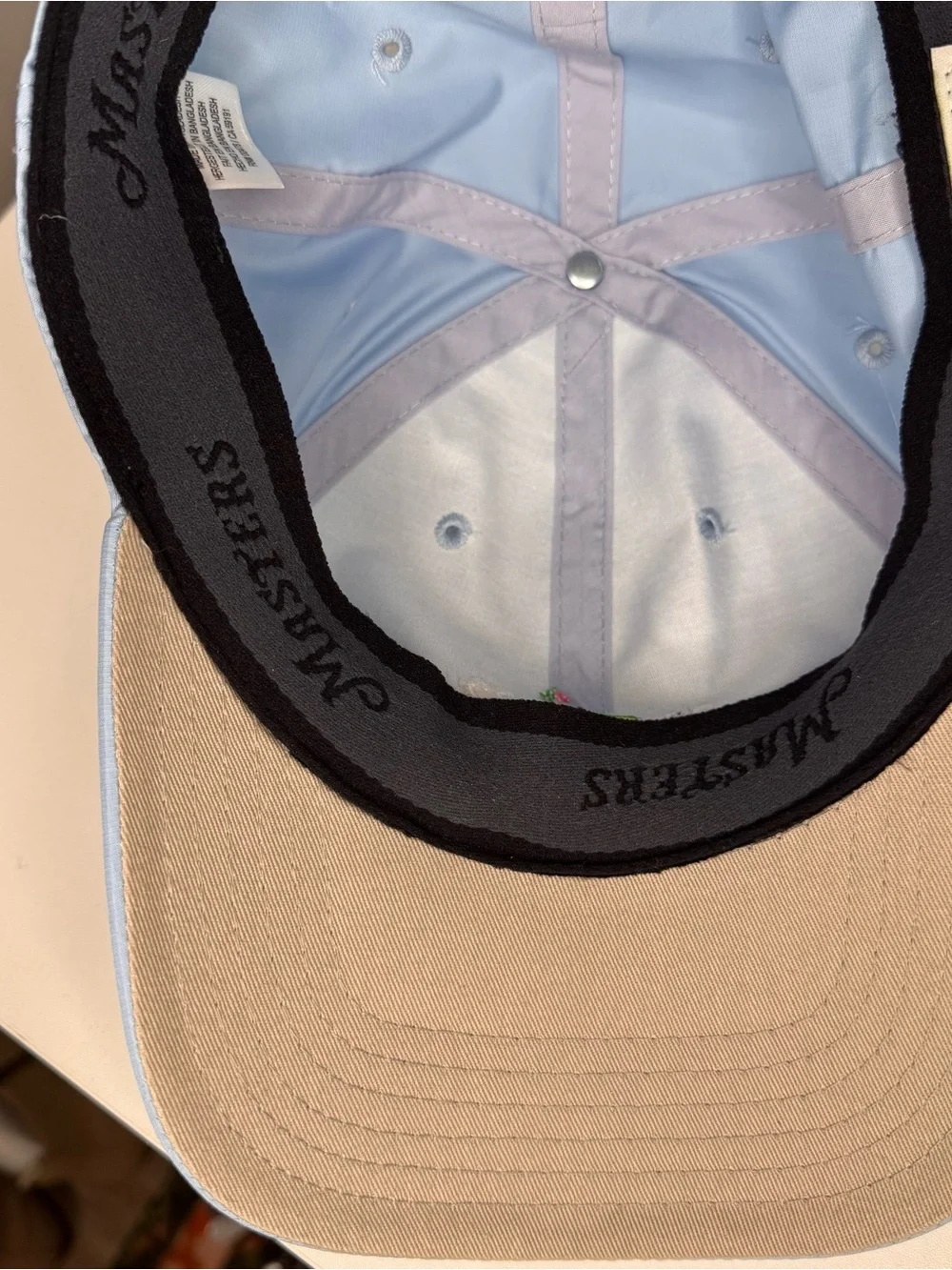 Masters Tournament Light Blue Baseball Cap 2022